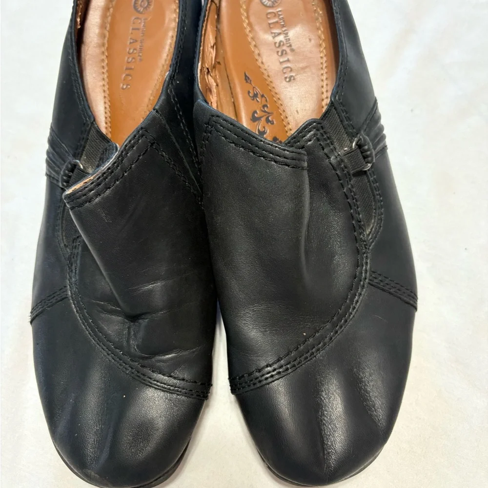 Classic Black Leather women’s Shoes - Picture 6 of 7